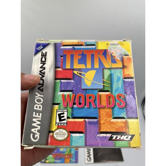 Tetris Worlds GBA Game Boy Advance Complete CIB! - Picture 16 of 16